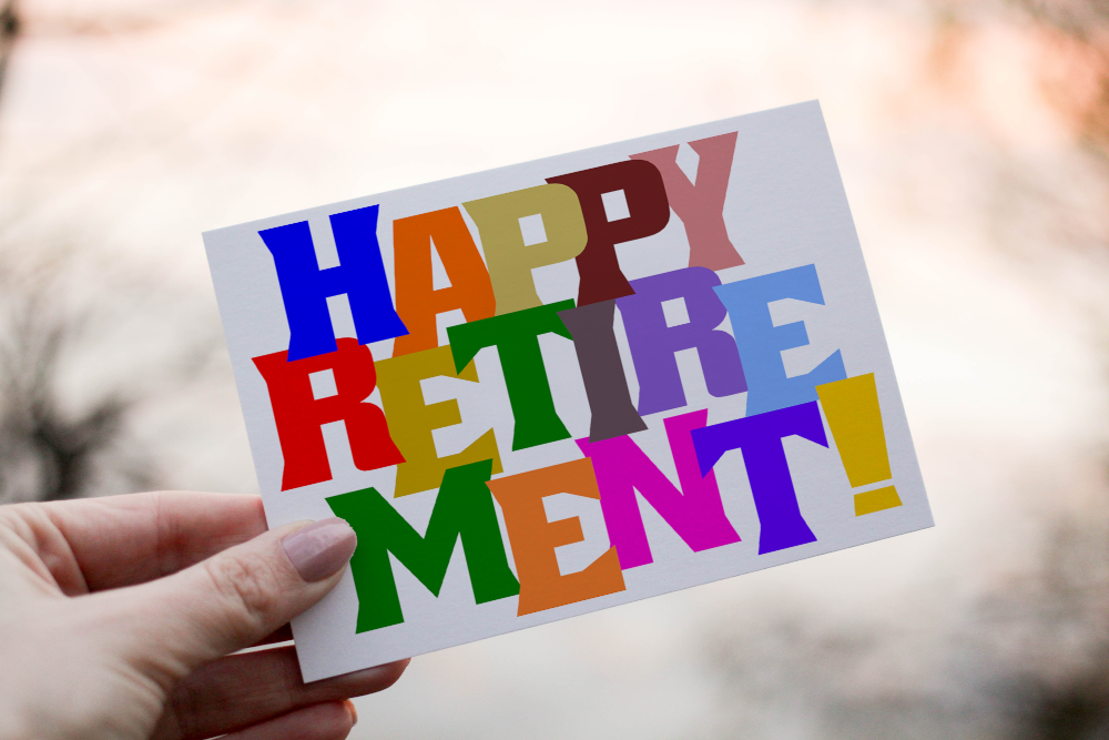 Happy Retirement Card, Retirement Card, Personalised Card